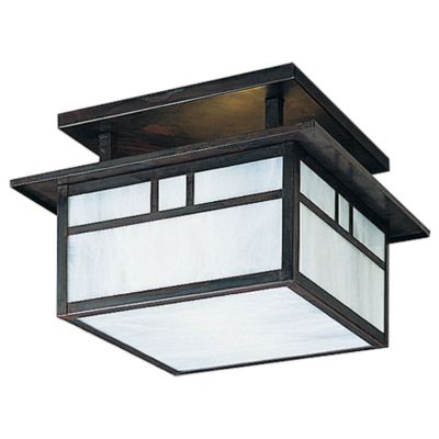 Huntington 12 in. Semi-Flushmount by Arroyo Craftsman - Starlight Lighting USA and Canada
